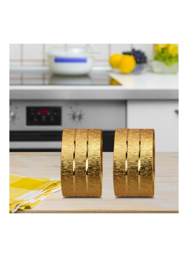 Napkin Ring Lightweight Wear-resistant Silver 5x5x3cm  - Image 1