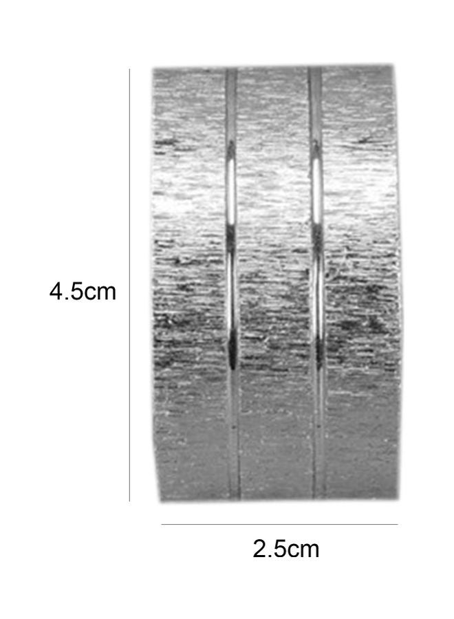 Napkin Ring Lightweight Wear-resistant Silver 5x5x3cm  - Image 5