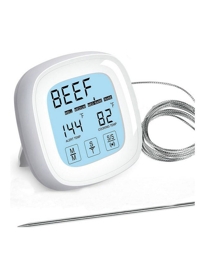 Digital Kitchen Thermometer With Probe White - Image 4
