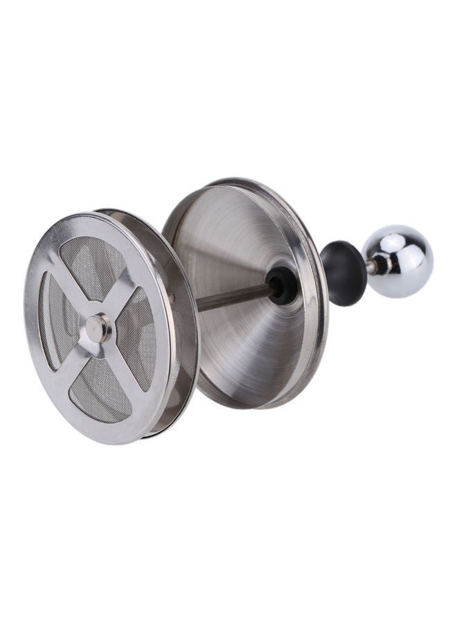 Generic - Double Mesh Milk Foamer Silver 17.0x13.0x9.3cm - Image 1