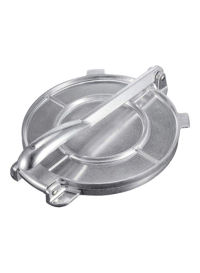 مكبس تورتيلا من سبيكة الألومنيوم فضي - Image 1