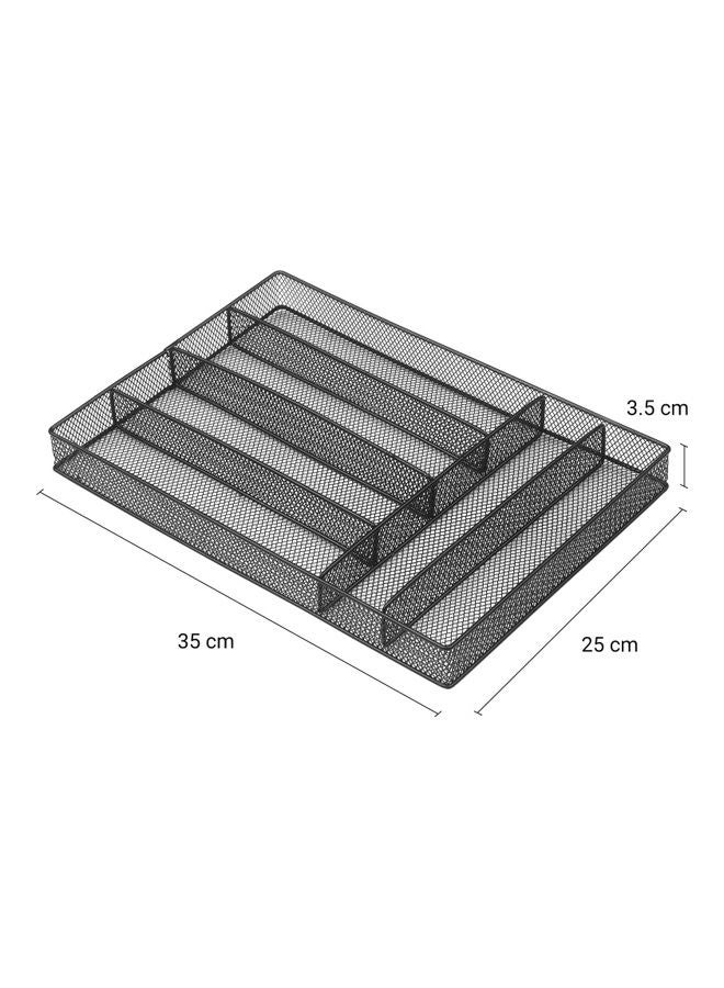 حامل أدوات المائدة أسود 35x25x3.5سم  - Image 4