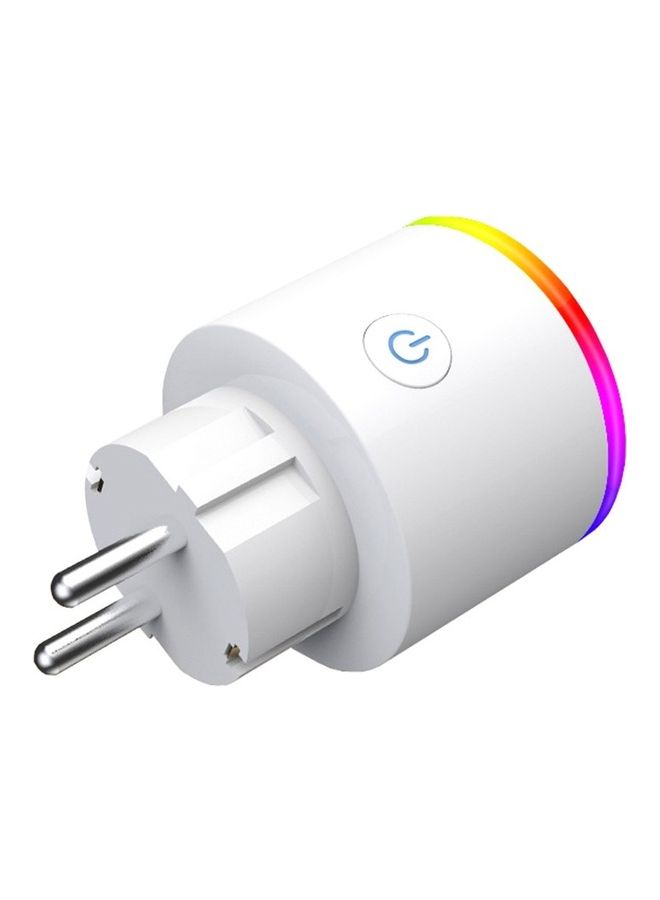 WiFi Compatible Socket with Smart Life App White - Image 1