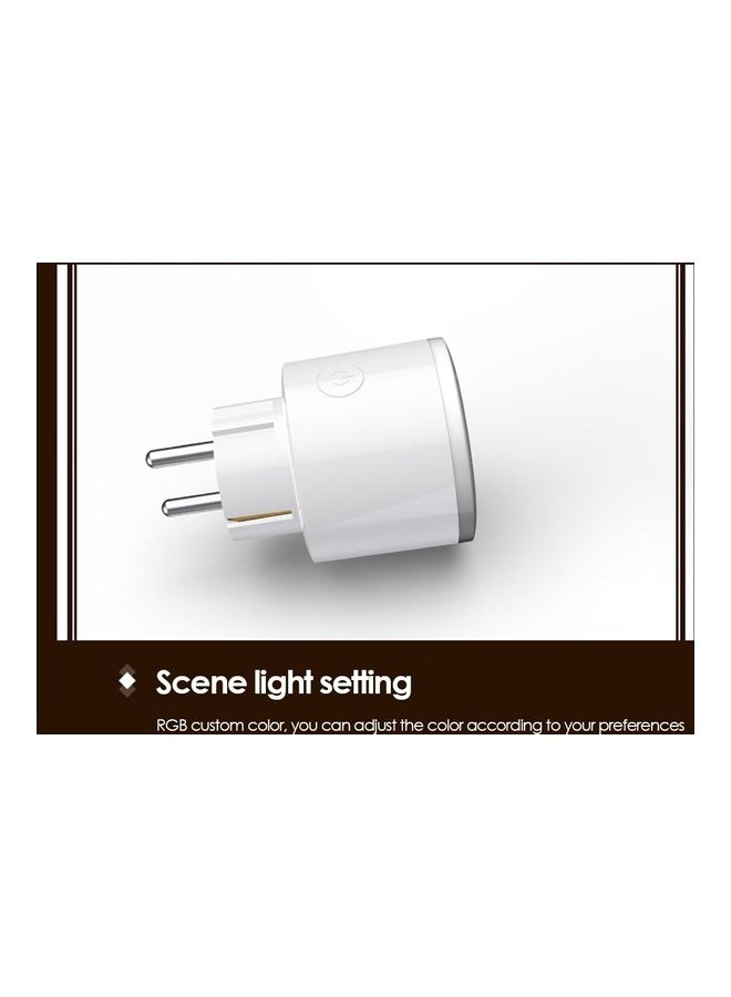 WiFi Compatible Socket with Smart Life App White - Image 4