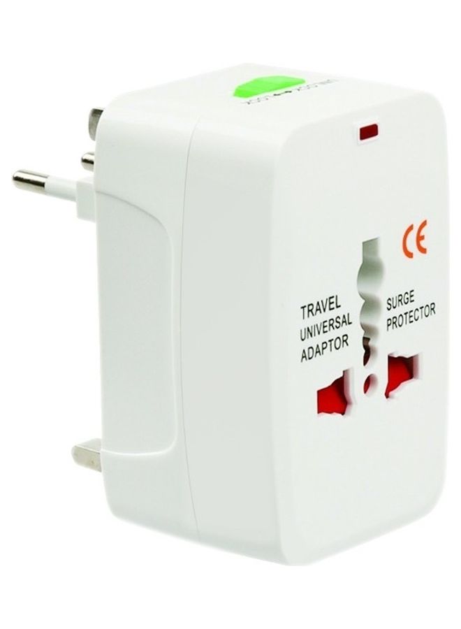 All-In-One AC Adapter Plug White - Image 1