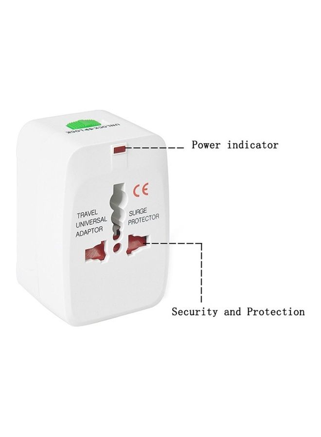 All-In-One AC Adapter Plug White - Image 2