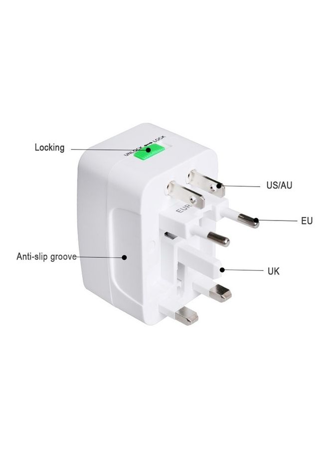 All-In-One AC Adapter Plug White - Image 4