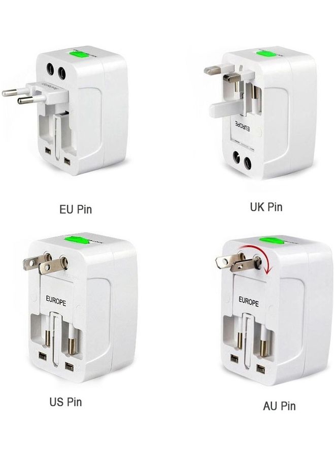 All-In-One AC Adapter Plug White - Image 5
