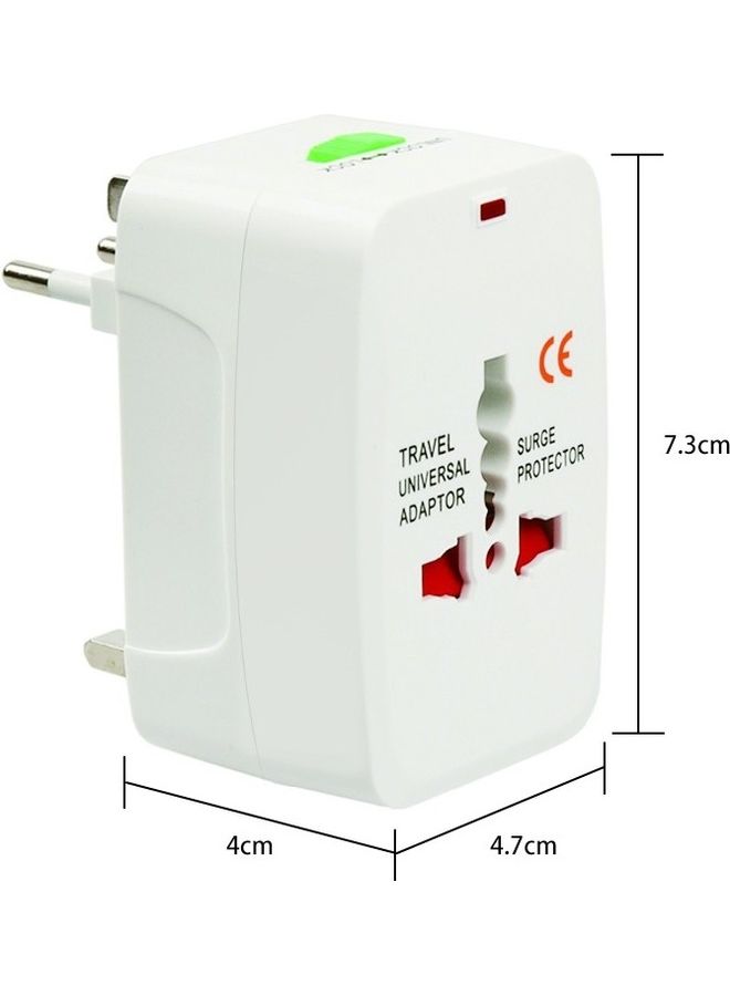 All-In-One AC Adapter Plug White - Image 3