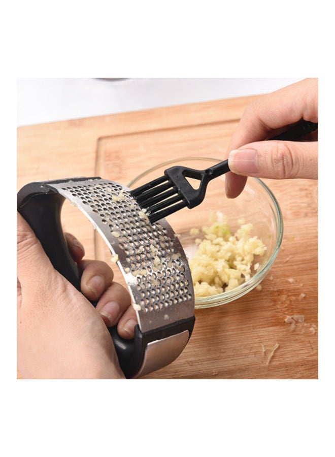 مكبس ثوم بمقبض. رمادي/فضي - Image 4