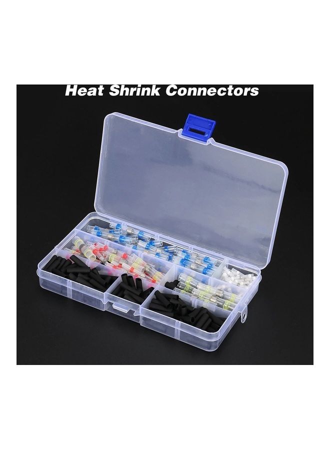 250-Piece Waterproof Wire Connectors Shrinkage With Storage Case Multicolour - Image 2
