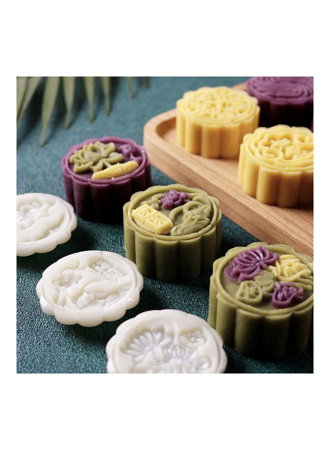 Non-Stick Eco-Friendly ABS Mooncake Mould White 14.0x5.0x5.0cm - Image 4