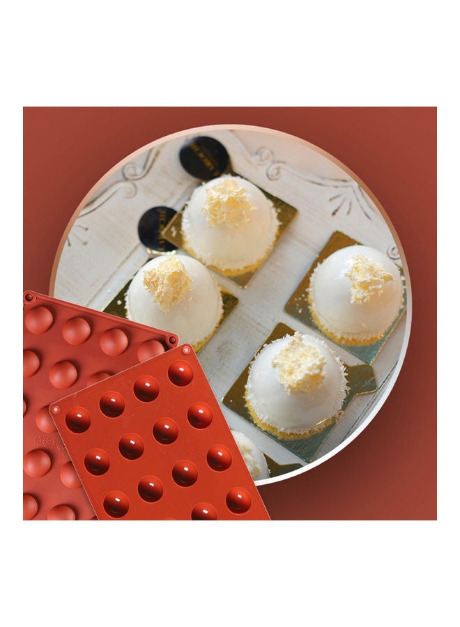 طقم قوالب من السيليكون ب24 فتحة ومُكون من 3 قطع بني 29.5x17.5x5.0سم - Image 4