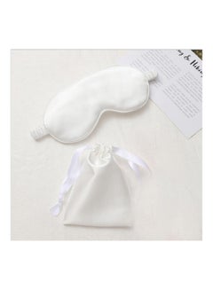 VILILY Sleeping Eye Mask with Pouch White 17.5 x 12cm  - Image 1