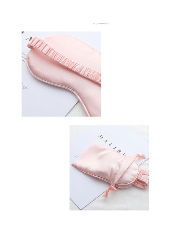 VILILY Sleeping Eye Mask with Pouch Pink 17.5 x 12cm - Image 2