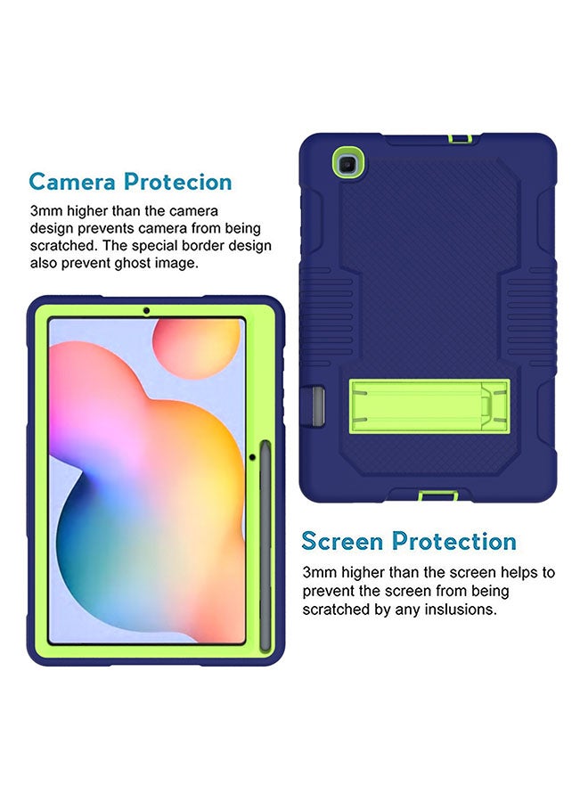 Rock Pow Protective Cover Case for Samsung Galaxy Tab S6 Lite 10.4 Inch 2020 Blue/Green - Image 2