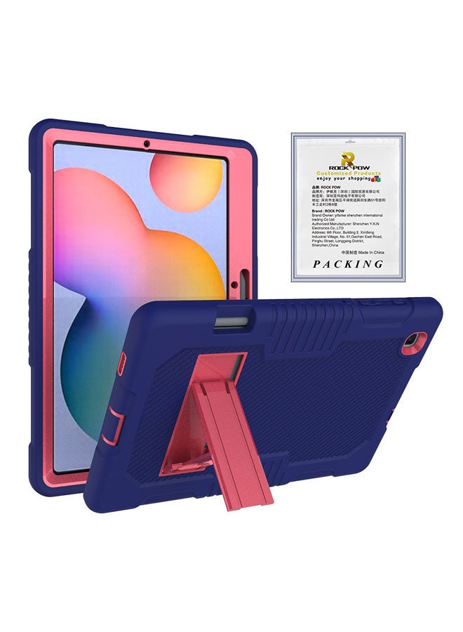Rock Pow Protective Cover Case for Samsung Galaxy Tab S6 Lite 10.4 Inch 2020 Blue/Pink  - Image 1