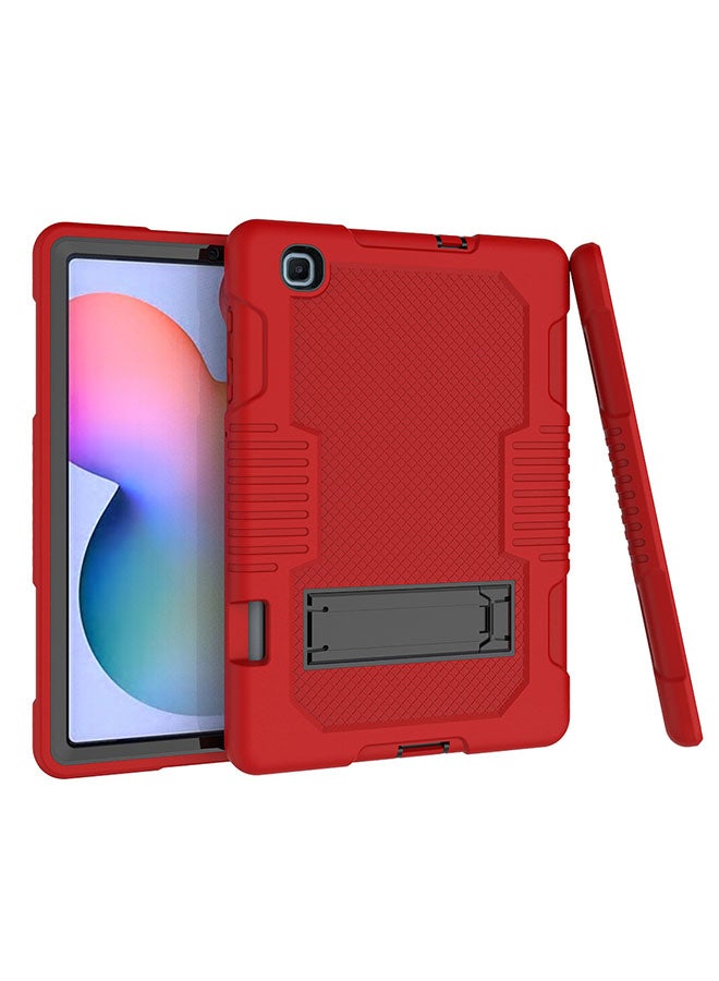 Rock Pow Protective Cover Case for Samsung Galaxy Tab S6 Lite 10.4 Inch 2020 Red/Black - Image 3