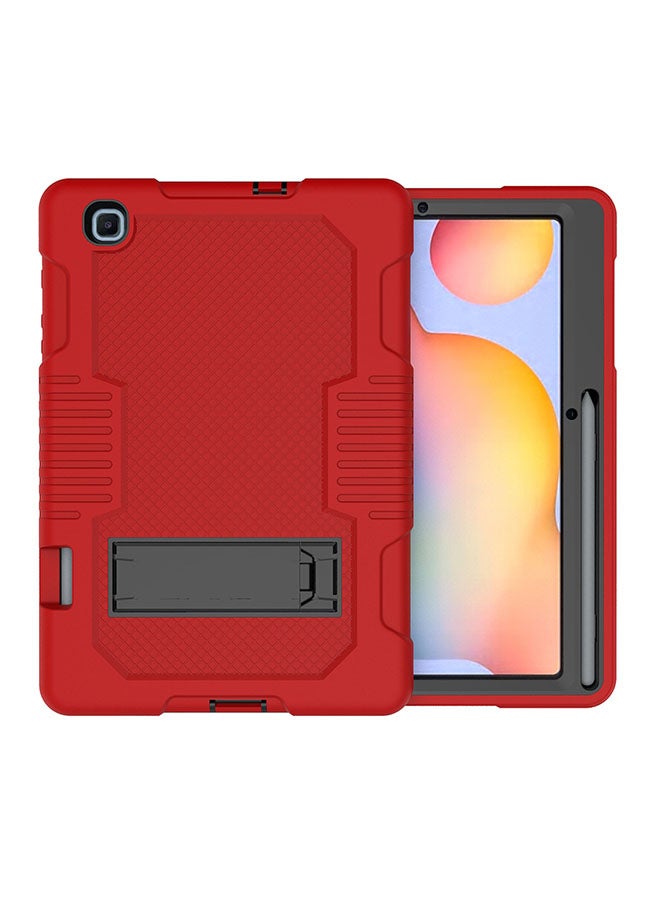 Rock Pow Protective Cover Case for Samsung Galaxy Tab S6 Lite 10.4 Inch 2020 Red/Black - Image 4