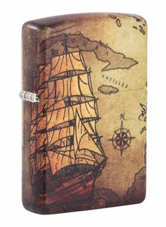 49352 Pirate Ship Design 540 Color Windproof Lighter 2.25inch