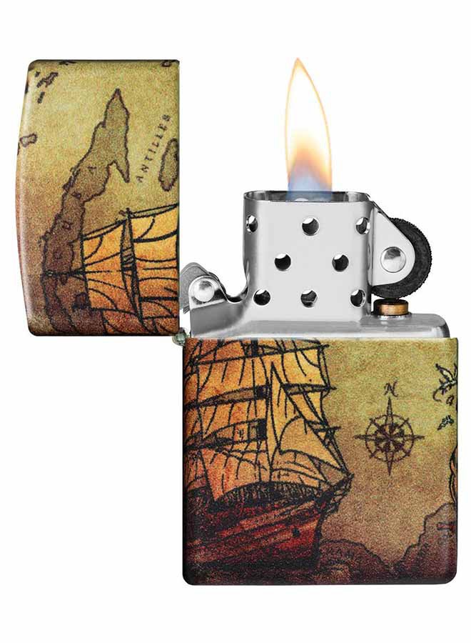 Zippo - 49352 Pirate Ship Design 540 Color Windproof Lighter 2.25inch - Image 1