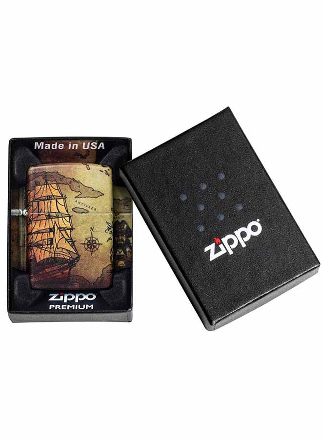 Zippo - 49352 Pirate Ship Design 540 Color Windproof Lighter 2.25inch - Image 1