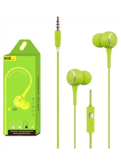 KIN Wired In-Ear Headphones Green  - Image 3