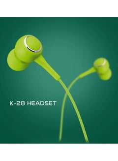 KIN Wired In-Ear Headphones Green  - Image 4