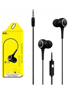 KIN Wired In-Ear Headphones Black  - Image 3