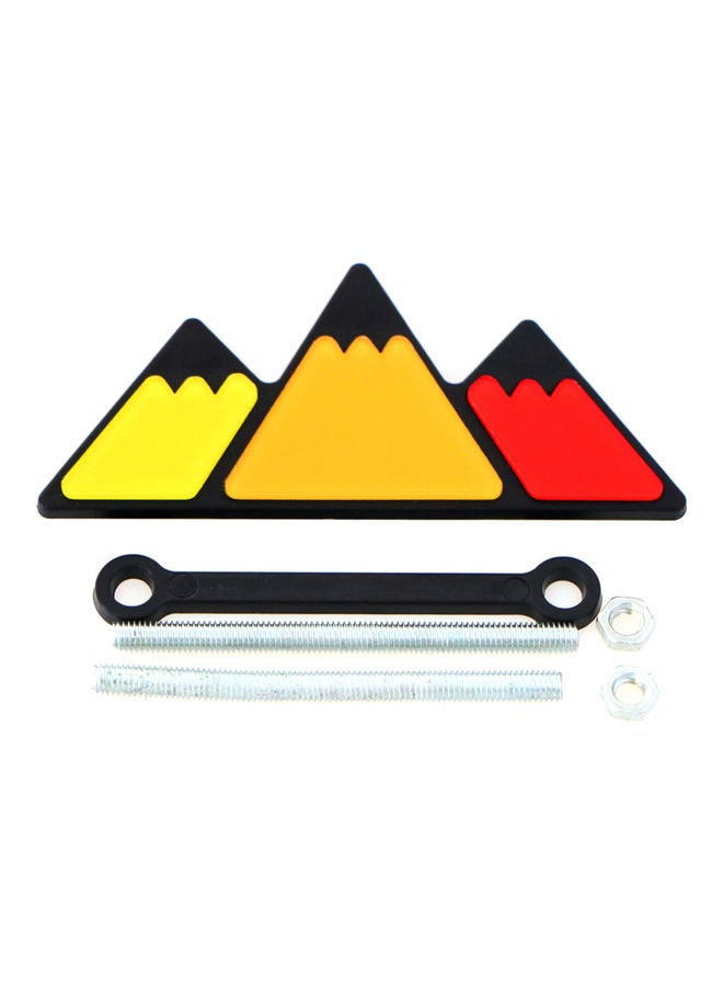 Generic Grille Badge Emblem Decoration Label Set 
