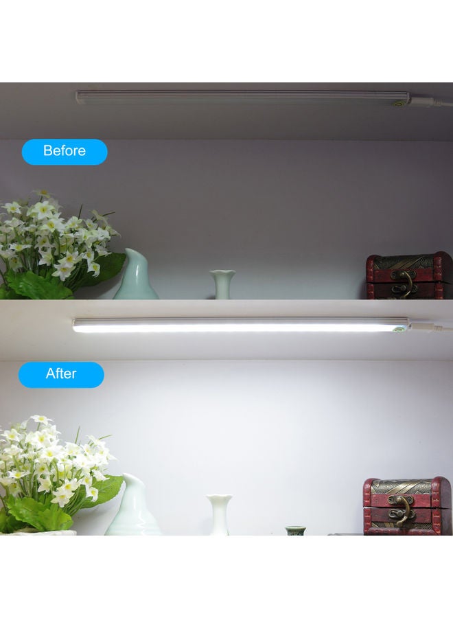 21 LED Cabinet Night Light Slim Lamp With Touching Control System Silver  - Image 2