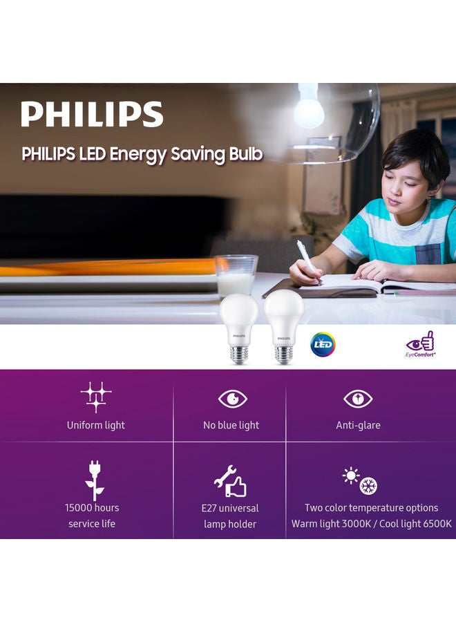 Philips LED Energy Saving Bulb White - Image 4