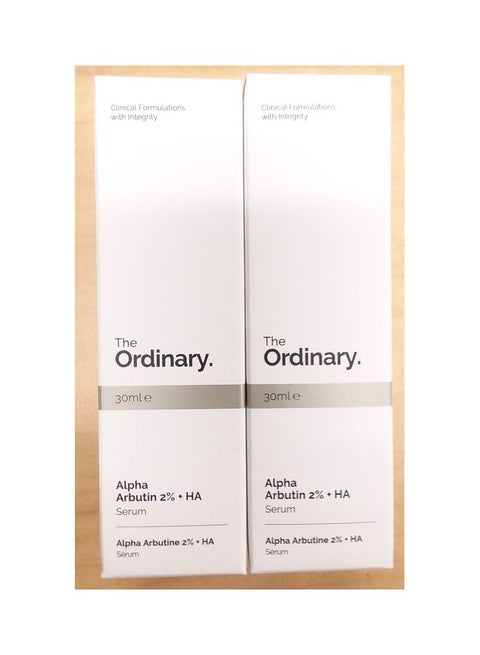 2-Pack Alpha Arbutin 2% + HA Set White/Black 2 x 30ml
