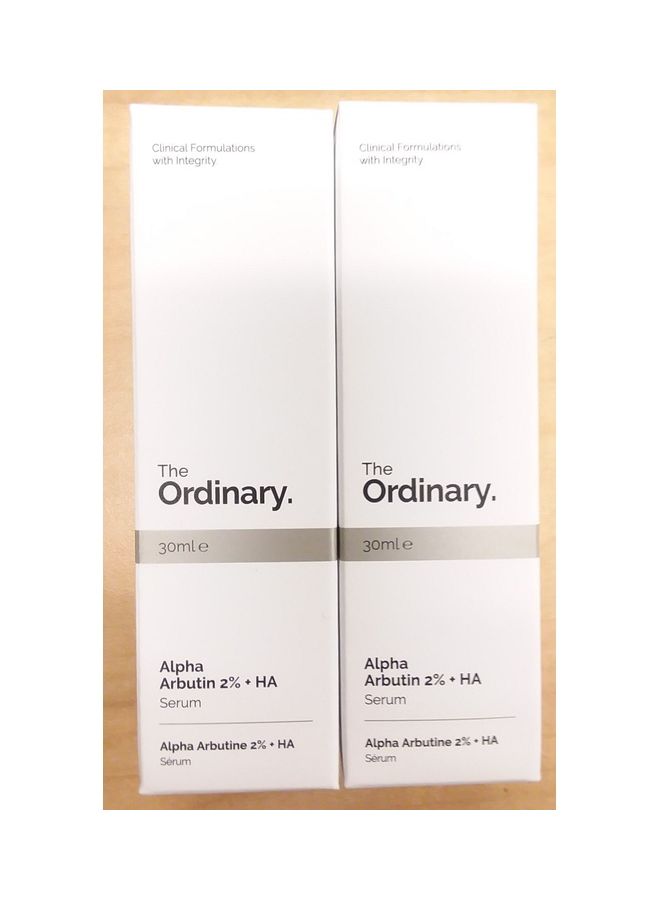 The Ordinary 2-Pack Alpha Arbutin 2% + HA Set White/Black 2 x 30ml 