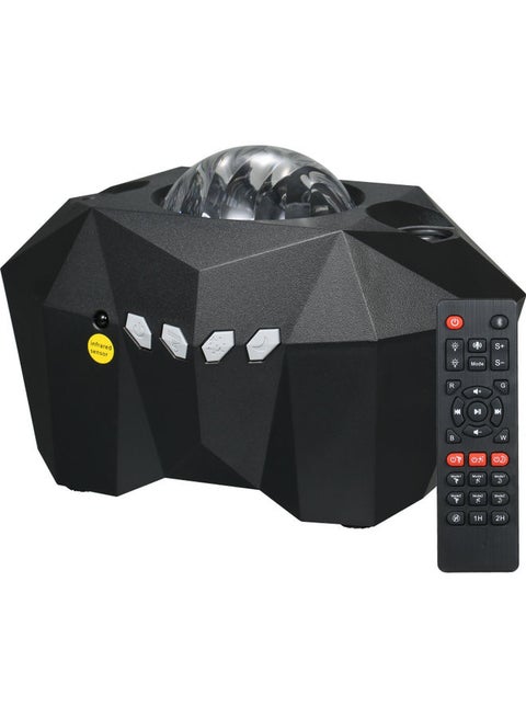 3 In 1 Fantasy Star Projector Light With Remote Control Black