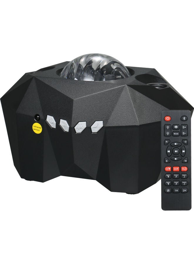 3 In 1 Fantasy Star Projector Light With Remote Control Black