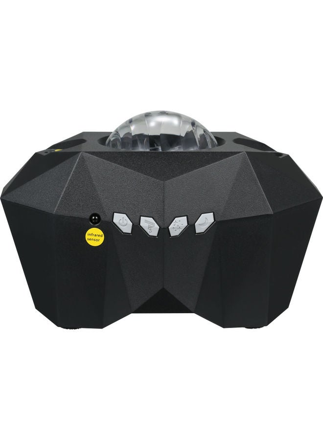3 In 1 Fantasy Star Projector Light With Remote Control Black