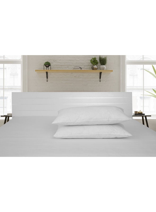 Hotel Linen Klub - Non Woven Home Essential Pillow Cotton White 48x74cm - Image 1