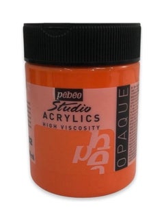 Pebeo Studio Acrylic High Viscosity Paint Orange/Black  - Image 1