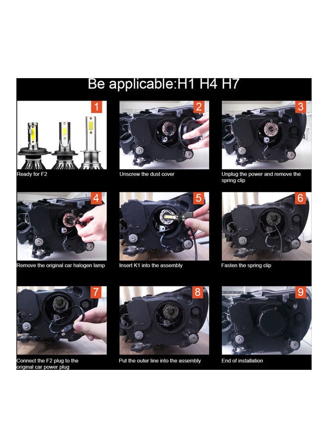 Generic 2-Piece LED Headlight Bulbs  - Image 5