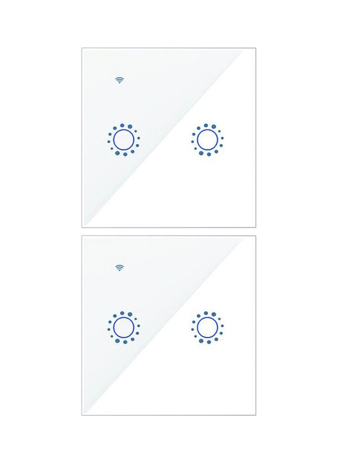Generic Two-Way Control Wi-Fi Smart Switch White  - Image 1