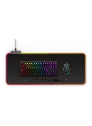 Fabric Gaming Mouse Pad ESG P5 RGB Water Resistant (XL Size, Non-Slip Base), Black - v1626687097/N49267890A_1