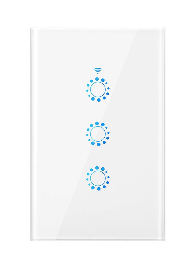Generic Wi-Fi Smart Switch with Installation Screws White  - Image 1