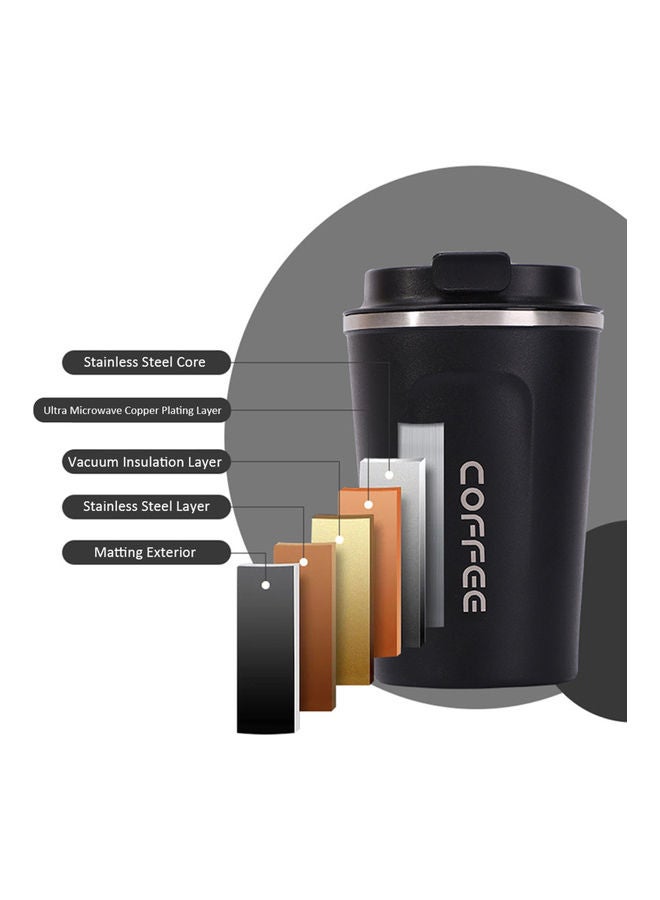 Stainless Steel Leakproof Thermal Coffee Mug Dark blue - Image 2