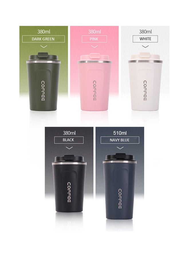 Stainless Steel Leakproof Thermal Coffee Mug Dark blue - Image 4