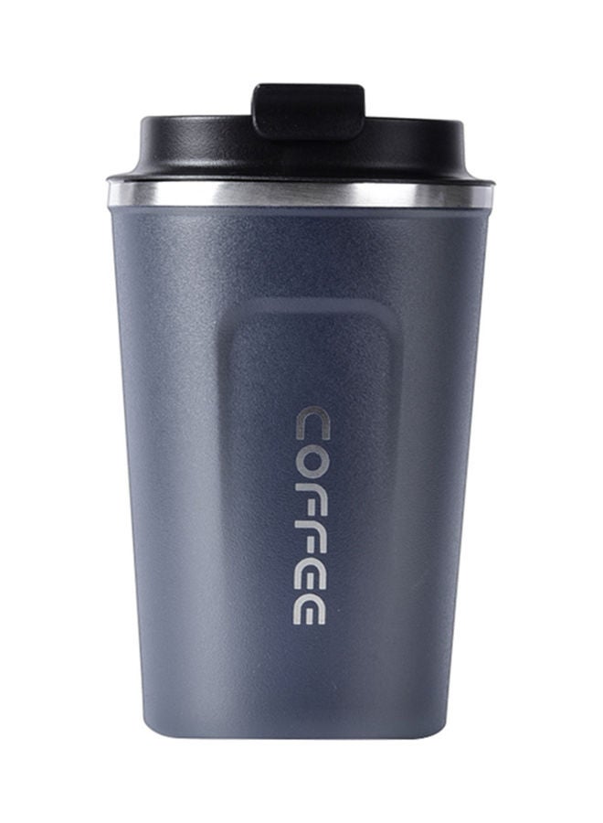 مج قهوة حراري مانع للتسرب من الإستانلس ستيل أزرق داكن - Image 1