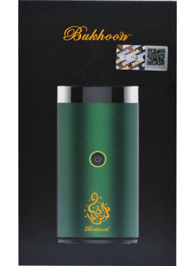 Bukhoor USB Type-C Power Rechargeable Incense Burner Green 16x9cm  - Image 4