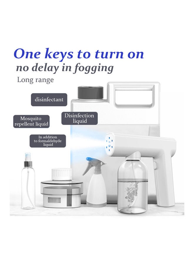 Generic Handheld Wireless Rechargeable Disinfectant Sanitizer Spray Gun Black/Grey 170x160x63mm - Image 4