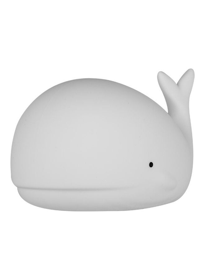 Generic - Cute Whale Shaped Colourful Night Light With Torch Sensor LED White 16.6x9.5x10.9cm - Image 1