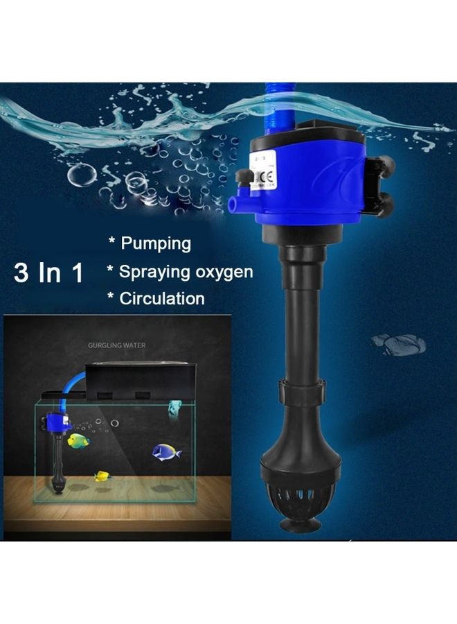 ZHIYANG Submersible Aquarium Internal Filter Black/Blue - Image 5